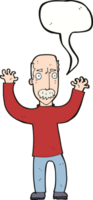 cartoon angry dad with speech bubble png