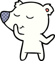 desenho de urso polar png