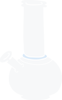 tecknad doodle bong png