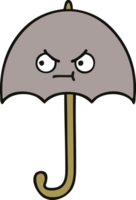 carino cartone animato di un' ombrello png