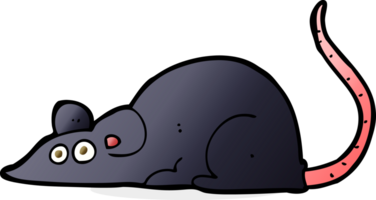 Cartoon schwarze Ratte png