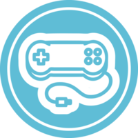 consola juego controlador circular icono símbolo png