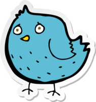 sticker of a cartoon bird png