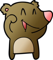 laughing bear cartoon png