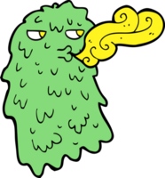 cartoon gross ghost png