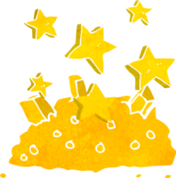 cartoon stapel goud png