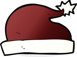 tecknad serie santa hatt png