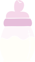 main tiré excentrique dessin animé bébé Lait bouteille png