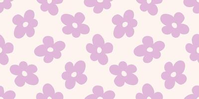 2000s flowers. seamless pattern with abstract colors in delicate pastel shades. y2k background vector