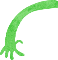 braço de monstro dos desenhos animados png