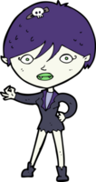 cartoon vampire girl png