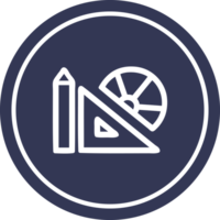 math equipment circular icon symbol png