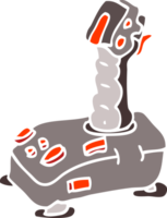 joystick de desenho animado de ilustração de cor plana png