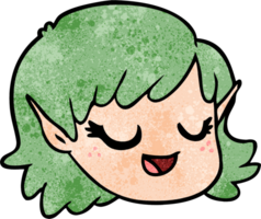 cartoon elf girl png