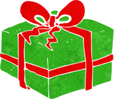 cadeau de noël de dessin animé png