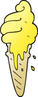 gradient illustration cartoon ice cream cone png