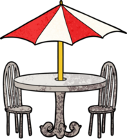 cartoon cafe table png