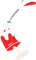 seringa de desenho animado de sangue png