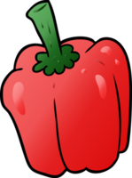 cartoon fresh organic pepper png