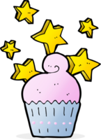 cartoon magical  cupcake png