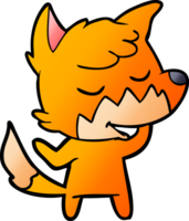 friendly cartoon fox png