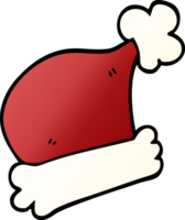 cartoon doodle kerstmutsen png
