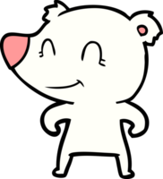 cartone animato orso polare png