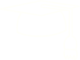 dessin à la craie de bonnet de graduation png