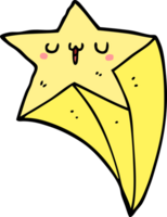 cartoon shooting star png