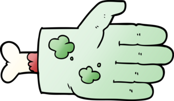 Cartoon-Zombie-Hand png