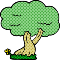 árbol de garabato de dibujos animados png