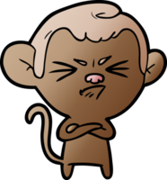 cartoon angry monkey png