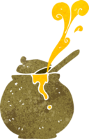 pot de miel de dessin animé png