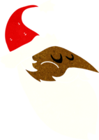 tecknad santa ansikte png