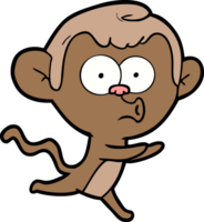 cartoon hooting monkey png