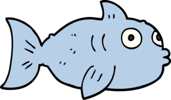 cartoon doodle fish png
