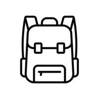 school bag icon design template simple and clean vector