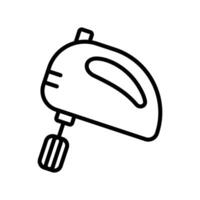 hand electric mixer icon design template simple and clean vector