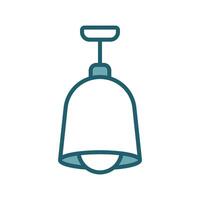 hanging lamp icon design template simple and clean vector
