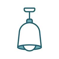 hanging lamp icon design template simple and clean vector