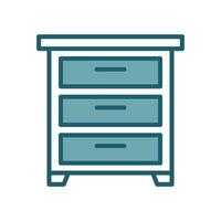 drawer icon design template simple and clean vector