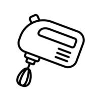 hand electric mixer icon design template simple and clean vector