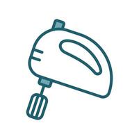 hand electric mixer icon design template simple and clean vector