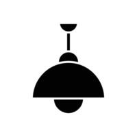 hanging lamp icon design template simple and clean vector