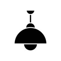 hanging lamp icon design template simple and clean vector