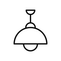 hanging lamp icon design template simple and clean vector