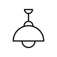 hanging lamp icon design template simple and clean vector