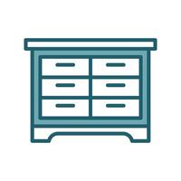 drawer icon design template simple and clean vector