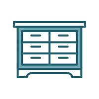 drawer icon design template simple and clean vector