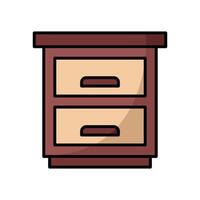 cajón icono diseño modelo sencillo y limpiar vector